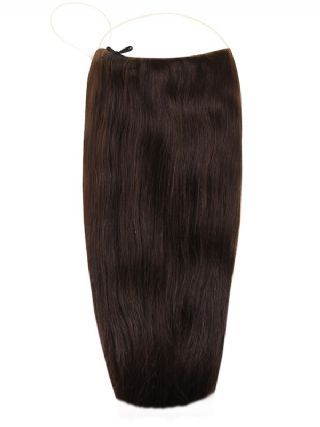 Premium Exquisi Weft Dark Brown #2 Hair Extensions